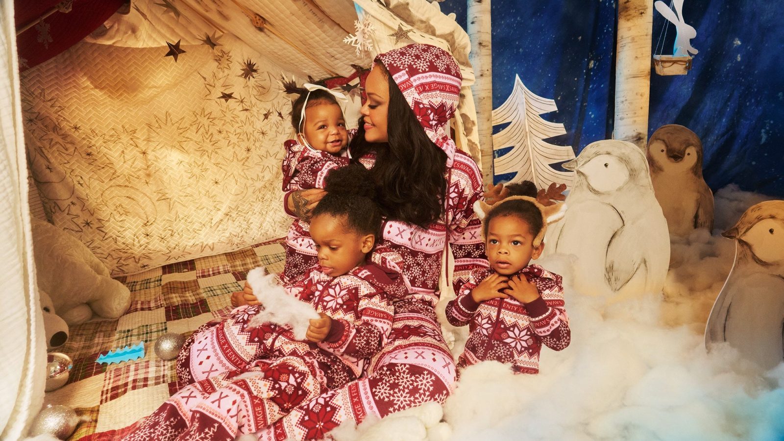 Rihanna’s Daughter Rocki Makes Her Savage X Fenty Campaign Debut With Her Siblings