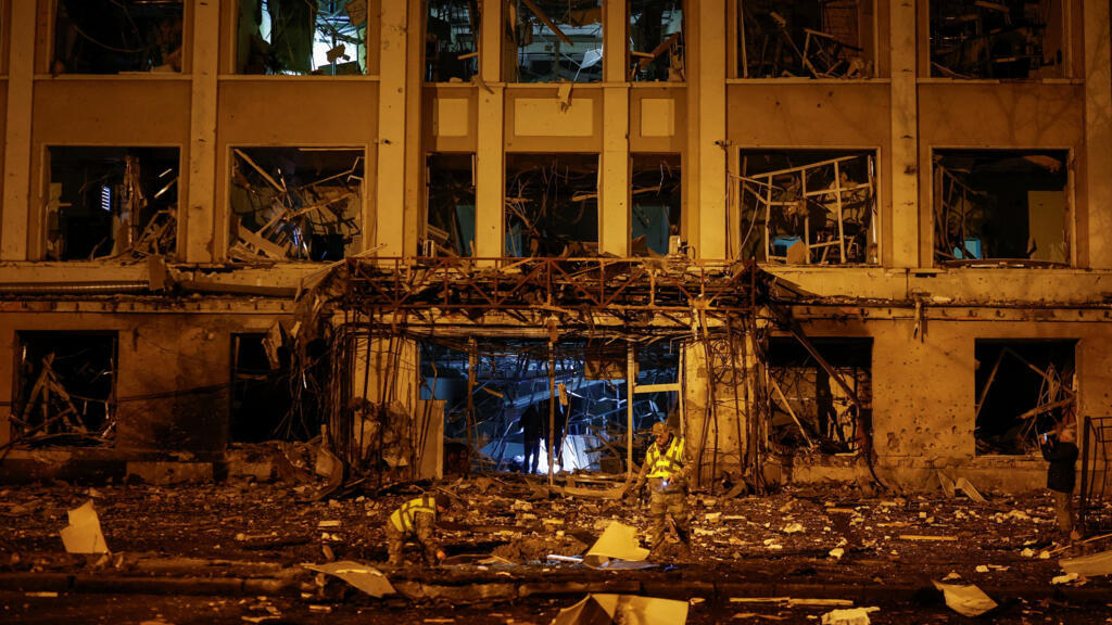 Russian missiles hit Kyiv as Moscow signals readiness for peace talks