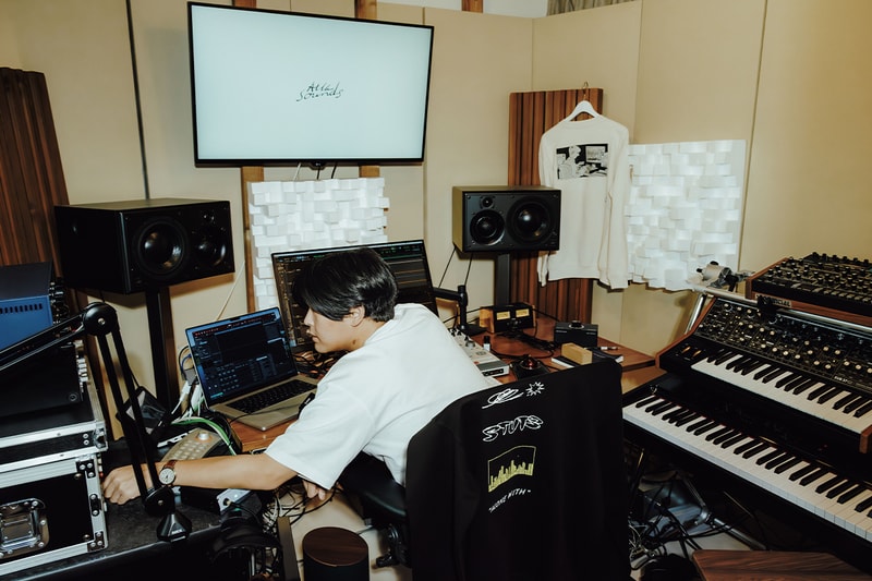STUTS and United Athle Launch Collaborative Sweatshirts — Featuring Graphics by Ryu Okubo