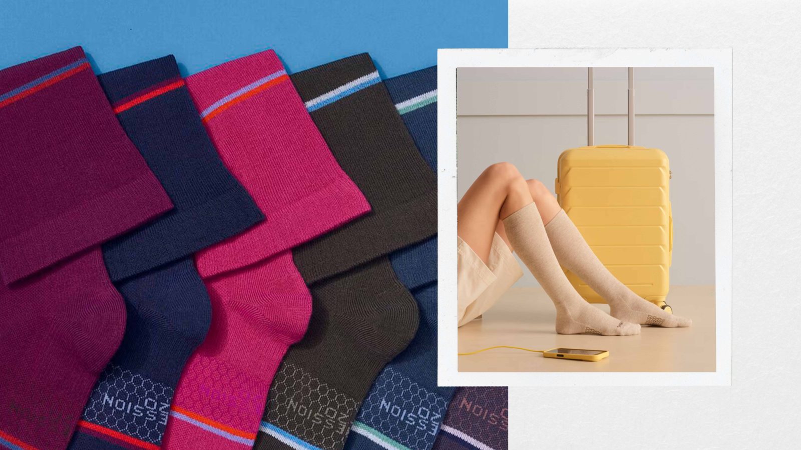 These Compression Socks Help Increase Blood Flow and Reduce Swelling at 30,000 Feet
