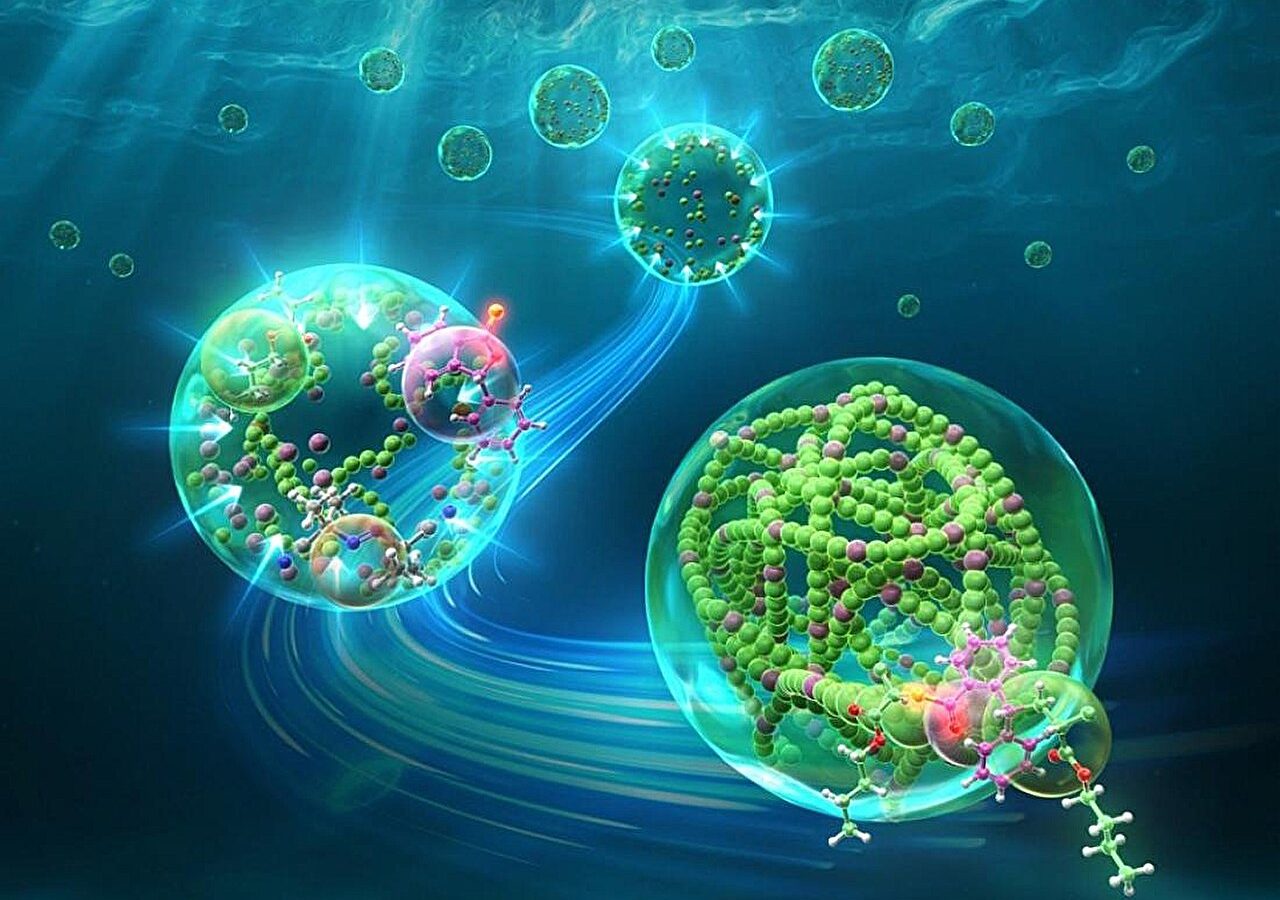 Tiny droplets use pressure to unlock new routes to degradable plastics