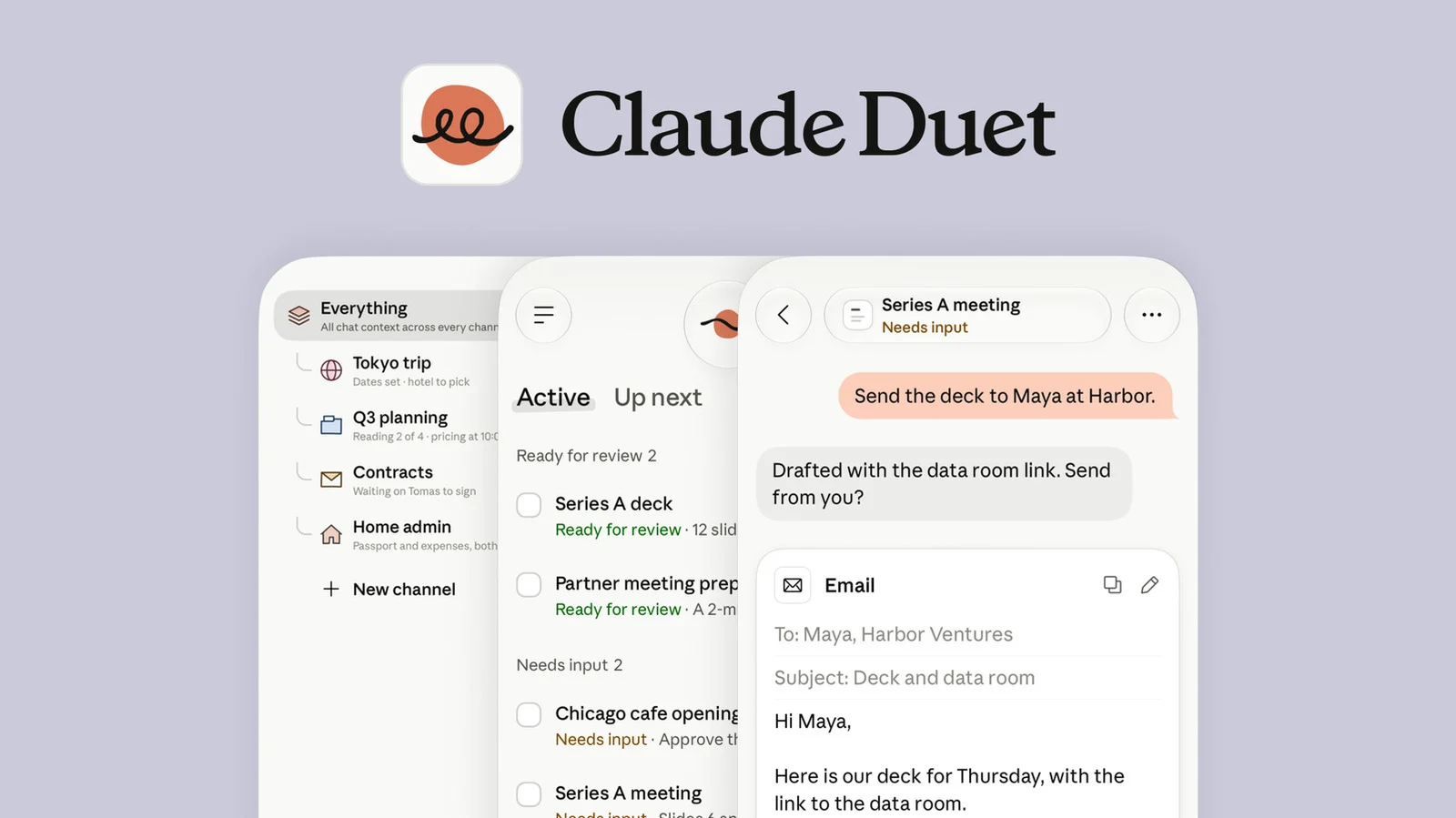 How to use Claude Duet when it rolls out to you
